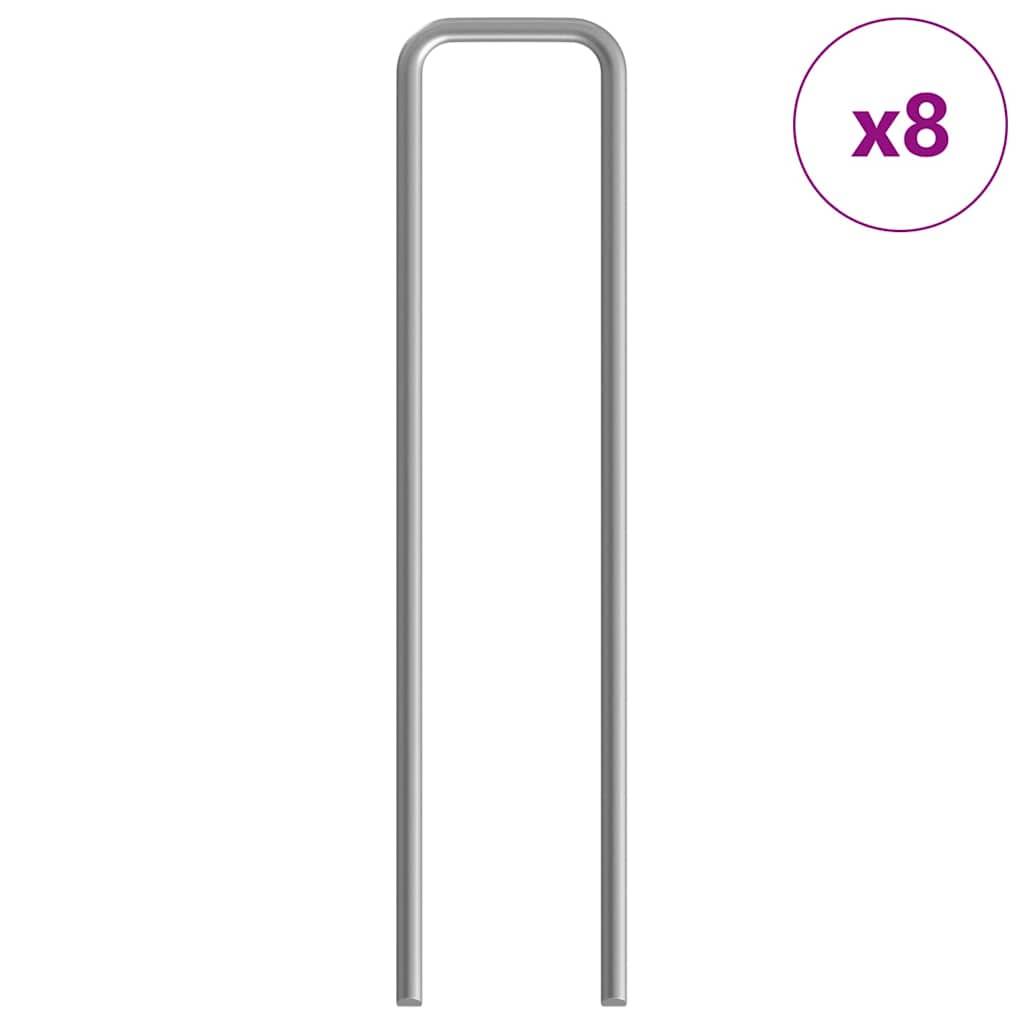 Vidaxl - Cage pour lapins Argenté 200 x 100 x 210 cm Acier galvanisé vidaXL 42019241 - Image 5