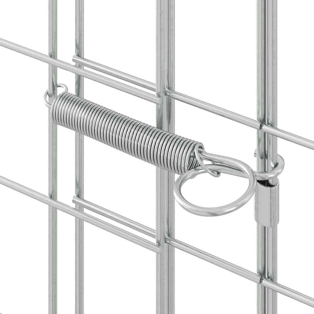 Vidaxl - Cage pour lapins Argenté 200 x 100 x 210 cm Acier galvanisé vidaXL 42019241 - Image 10