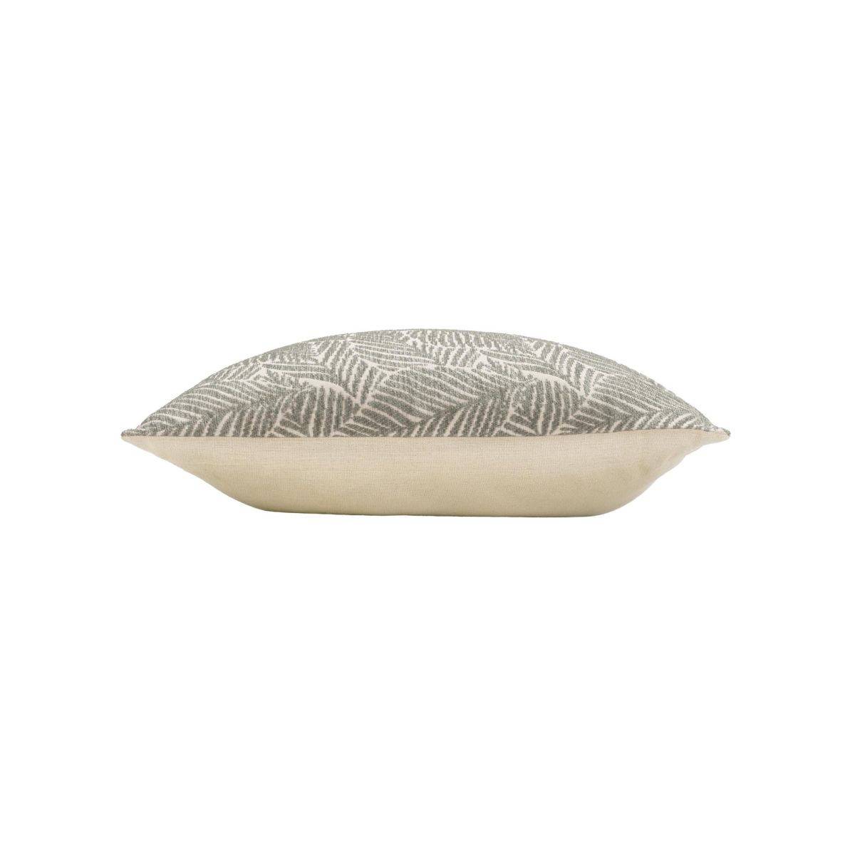 Housse de Coussin Jacquard "Vivo" 40x40cm Gris - Image 2