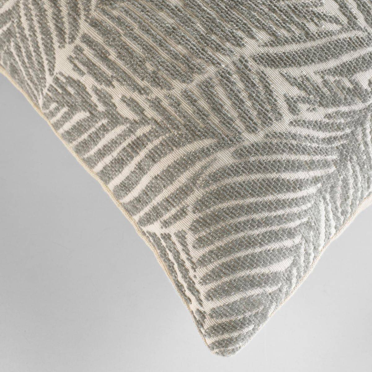 Housse de Coussin Jacquard "Vivo" 40x40cm Gris - Image 3
