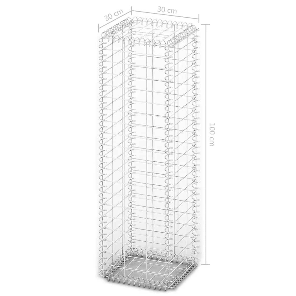 PANGIVO - Panier de gabion avec couvercle fil galvanisé 100 x 30 x 30 cm - PANGIVO - Image 7