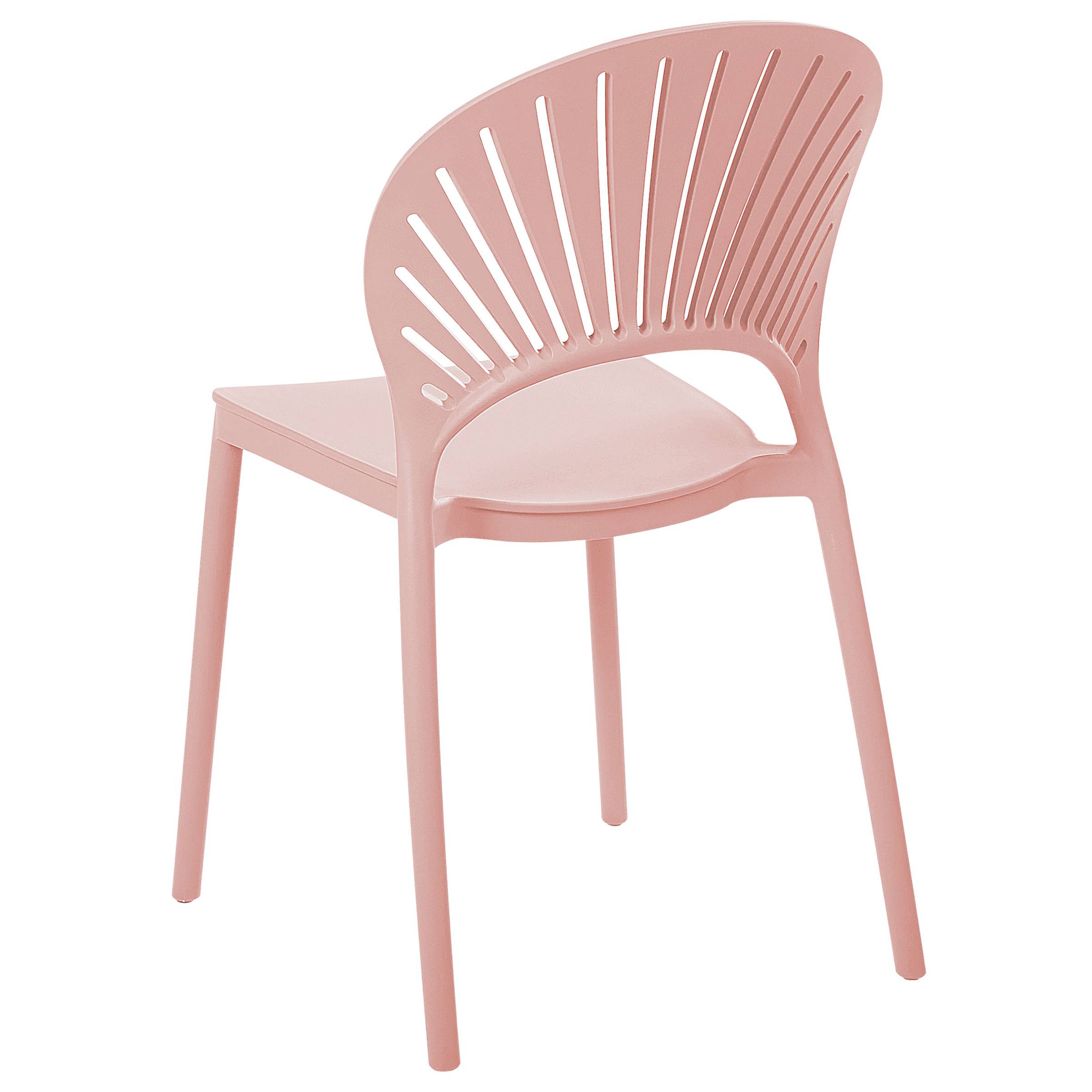 Beliani - Chaise de salle à manger Polypropylène Rose pastel OSTIA - 46x51x83- Beliani - Image 7