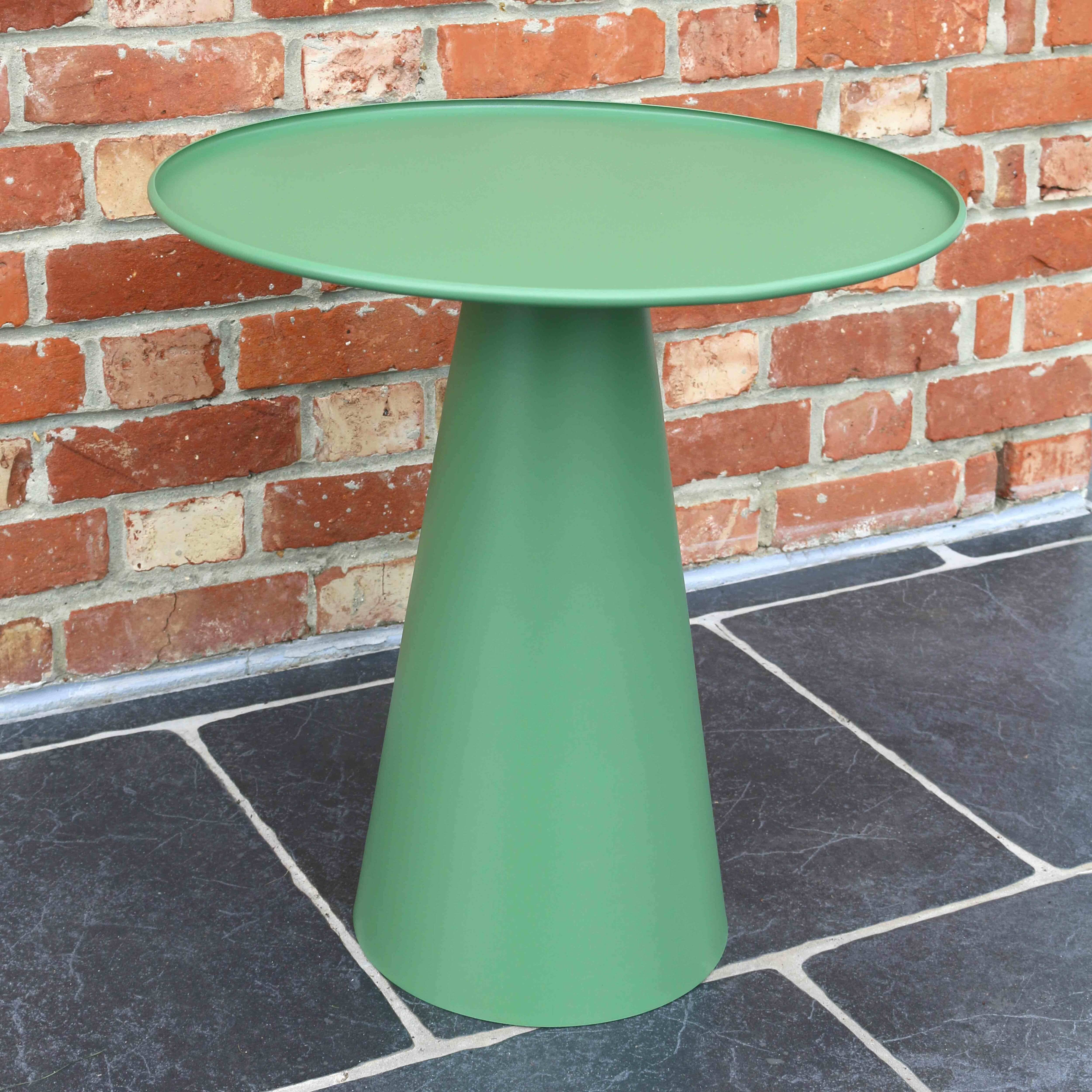 Oviala - Table basse ronde 50 cm en acier vert cactus Gomba Gomba - Oviala - Image 2