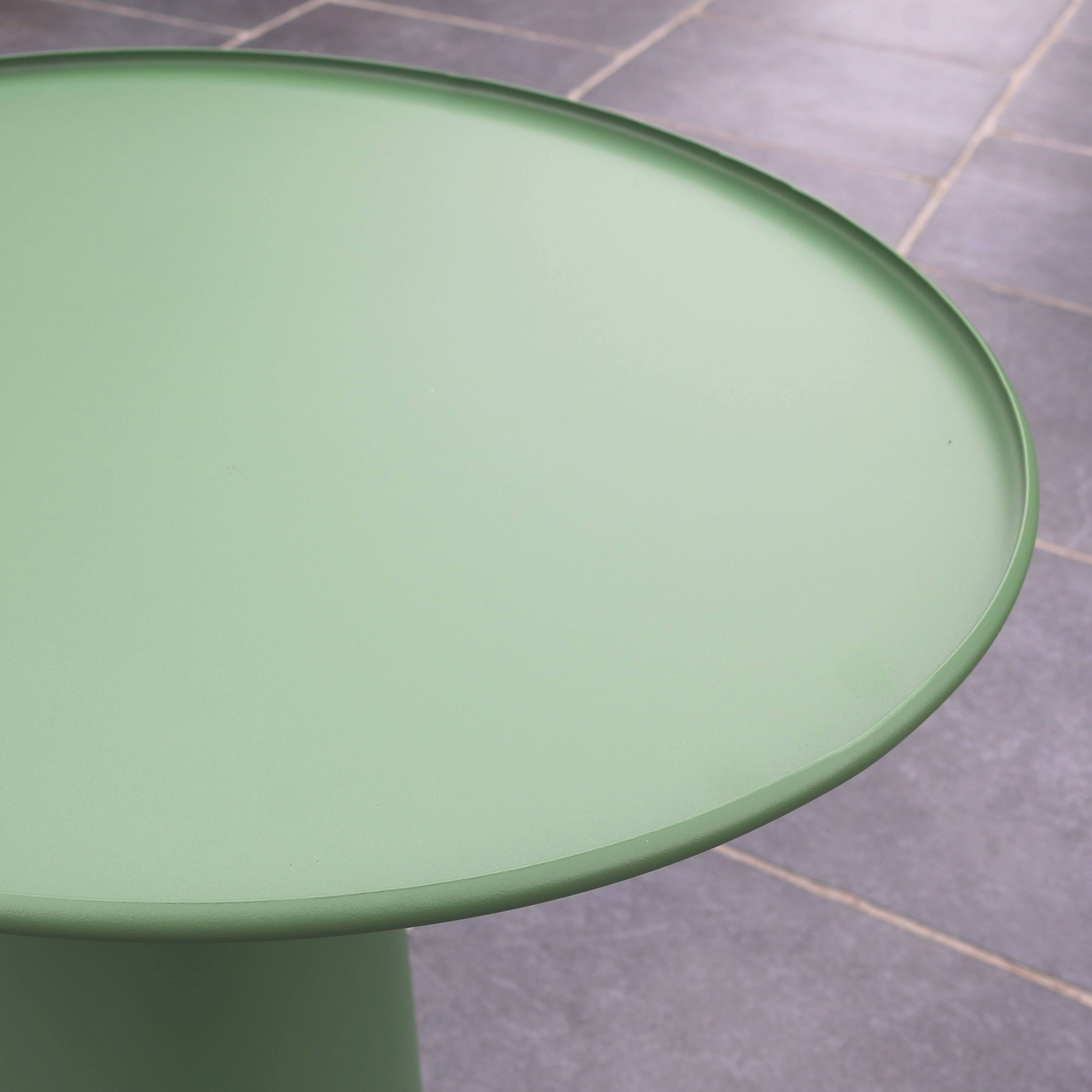 Oviala - Table basse ronde 50 cm en acier vert cactus Gomba Gomba - Oviala - Image 4
