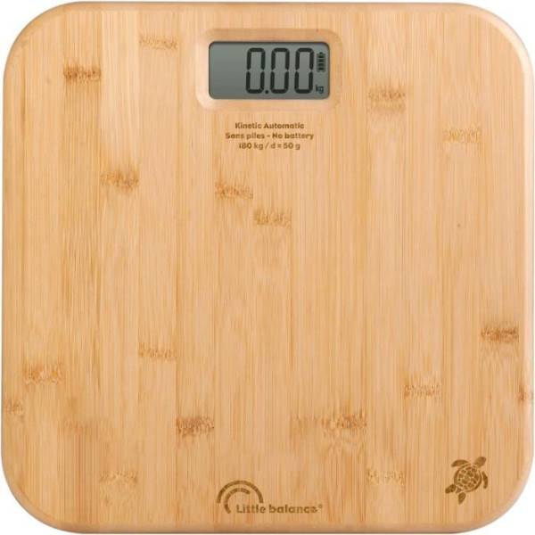 Balance - Pese Personne  - LITTLE BALANCE - Kinétic automatique - Bambou - Image 1