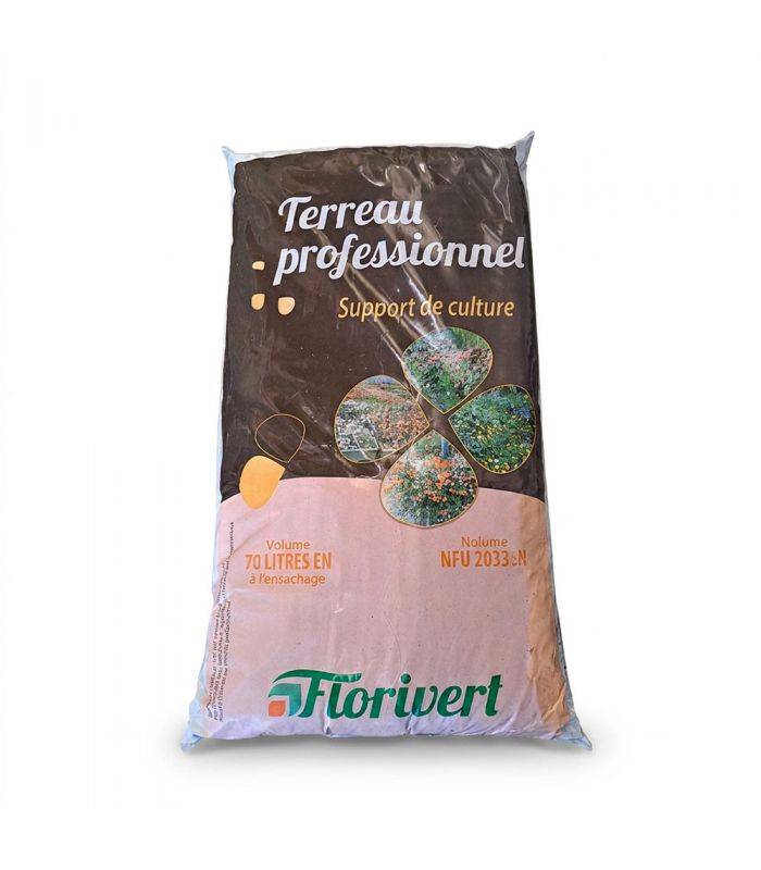 Florivert - Pack de 10 sacs de terreau français pour plantes vertes et fleurs Flori Horticole 70L NEG01644-10x70 - Image 5