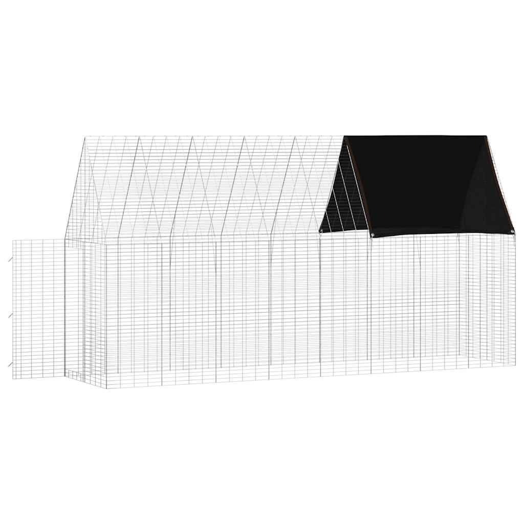 Vidaxl - Cage pour lapins Argenté 400 x 100 x 210 cm Acier galvanisé vidaXL 42019248 - Image 7