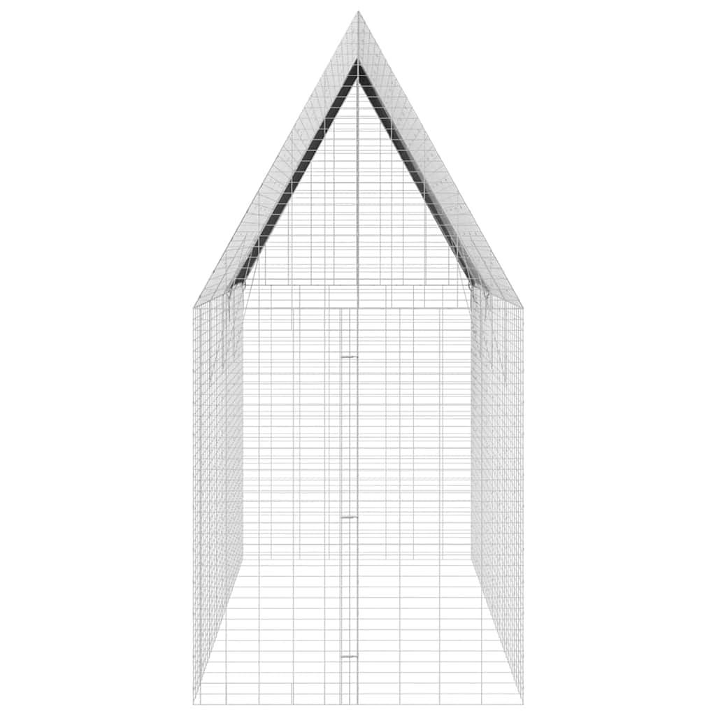 Vidaxl - Cage pour lapins Argenté 400 x 100 x 210 cm Acier galvanisé vidaXL 42019248 - Image 10