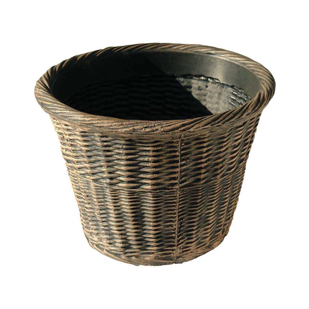 Roto - Jardinière en polyéthylène Bambus Ronde 45 x 34 cm - Image 1
