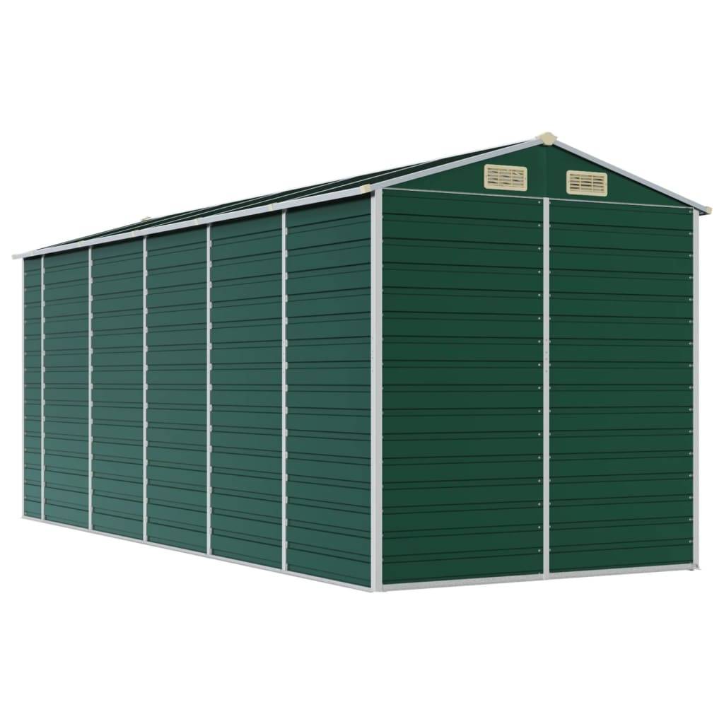 Vidaxl - Abri de jardin vert 191x470x198 cm acier galvanisé vidaXL 3188235 - Image 8