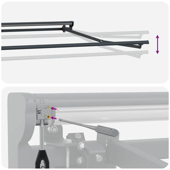 Vidaxl - Auvent rétractable électrique Rouge, Blanc, Anthracite vidaXL 3421227 - Image 10