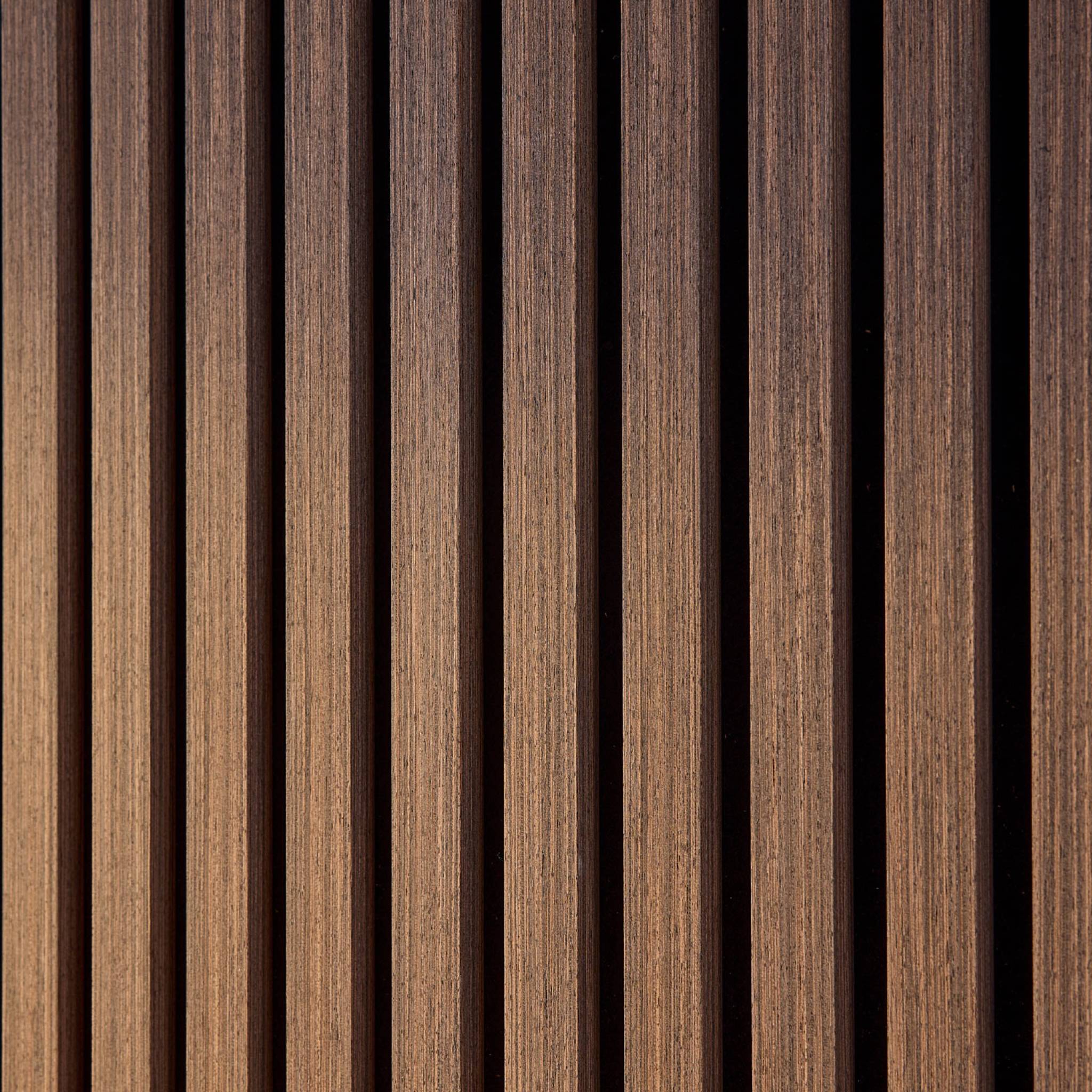Set de 2 panneaux muraux acoustiques décoratifs en feutrine et MDF noyer 60x120cm - Kyoto | sweeek - Image 5