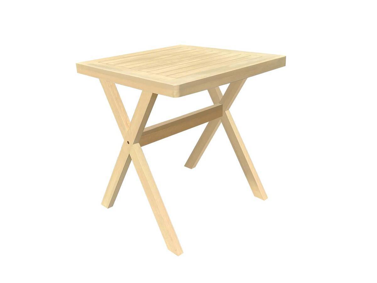 Hesperide - Table de jardin 2 places Xenia eucalyptus 70x70cm - Hespéride - Image 2