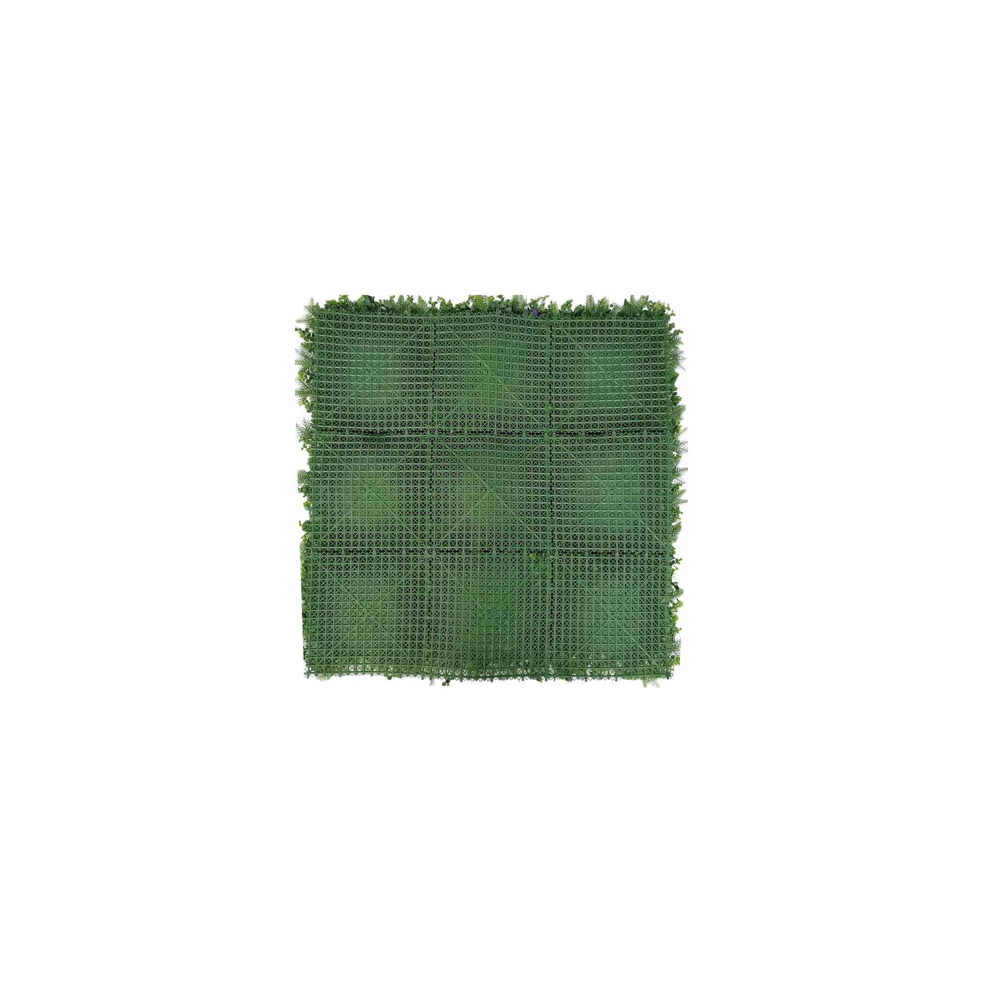 Sans Marque - Mur végétal artificiel - Modèle fleur rouge - Dimensions : 100 x 100 cm - Image 2