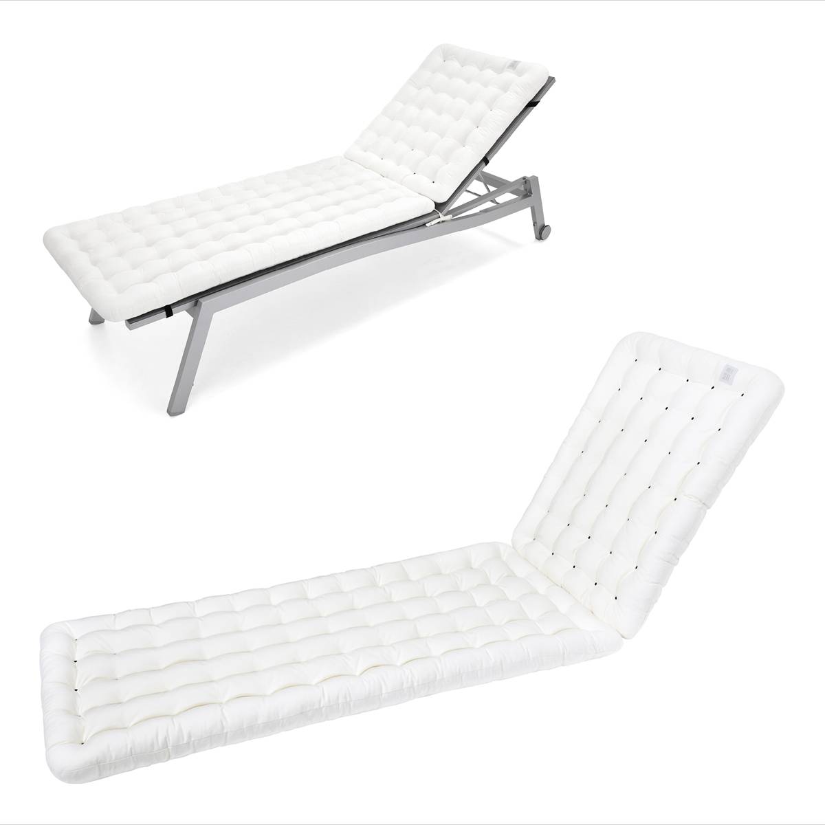 Coussin de Transat | 200x60 cm | Blanc - HAVE A SEAT Living - Image 1