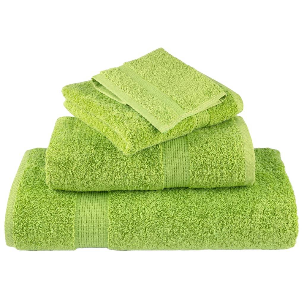 Ensemble de serviettes de qualité supérieure SOLUND 12 pcs vert Maison Chic - Image 4