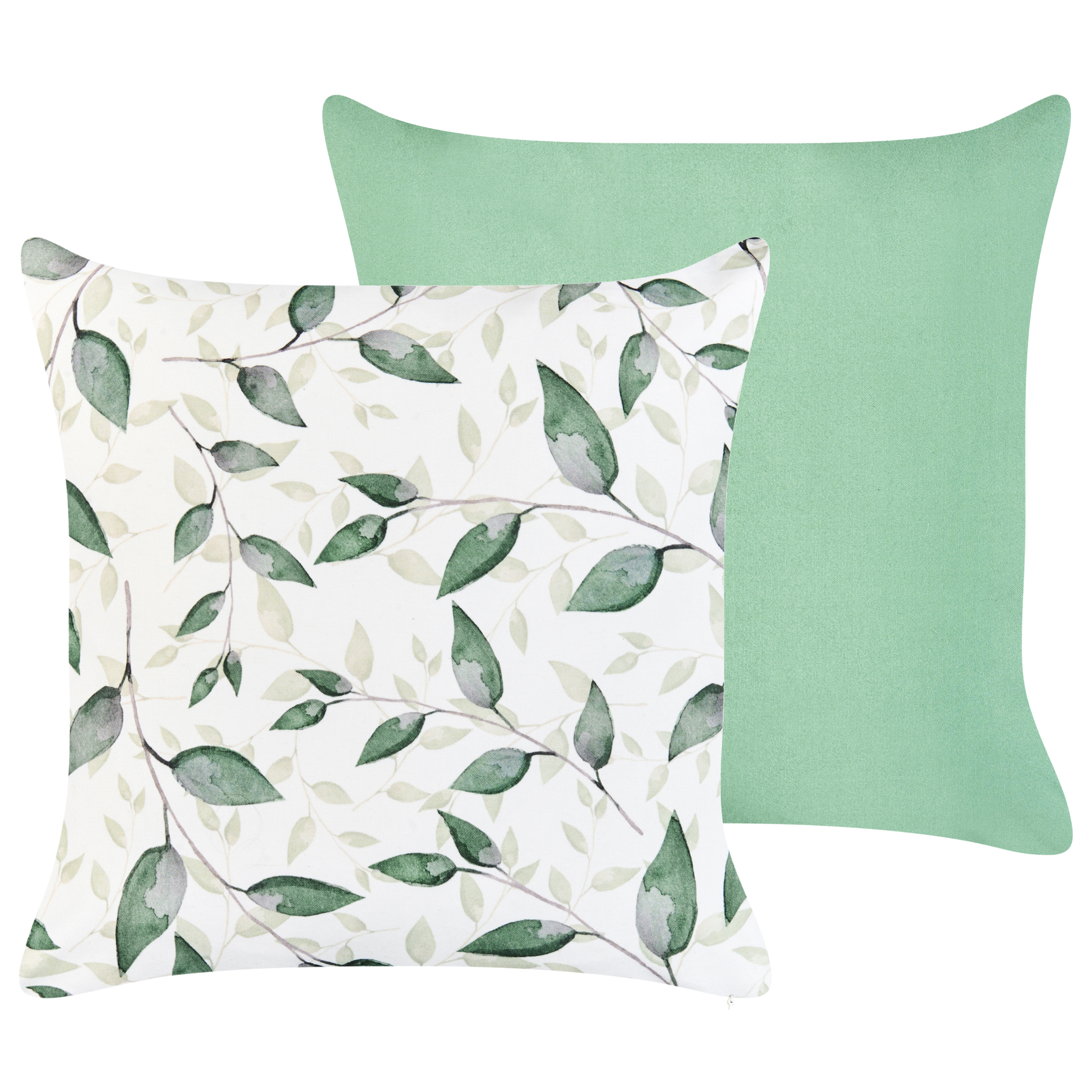 Beliani - Coussin d'extérieur Polyester Vert FLYLEAF - 45x7x45- Beliani - Image 2