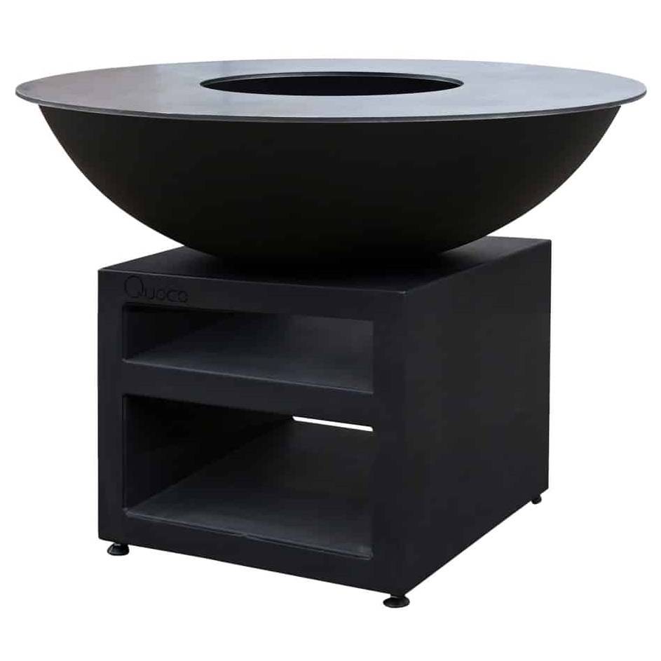 Brasero Piatto Extra Large Noir diam130 - Quoco - Image 1