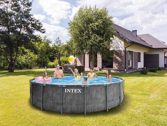 Piscine tubulaire Baltik ronde 4,57 x 1,22 m - Intex - Image 9