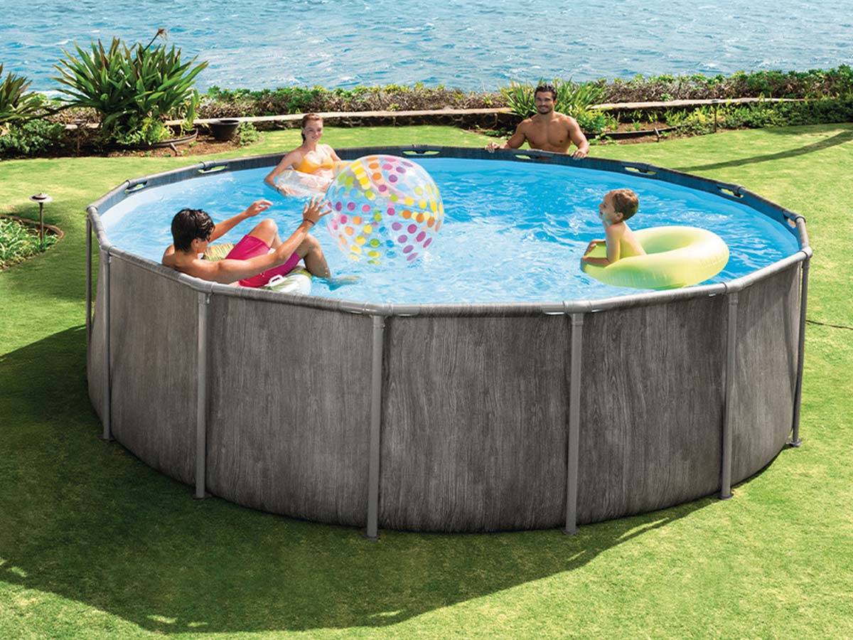 Piscine tubulaire Baltik ronde 4,57 x 1,22 m - Intex - Image 2