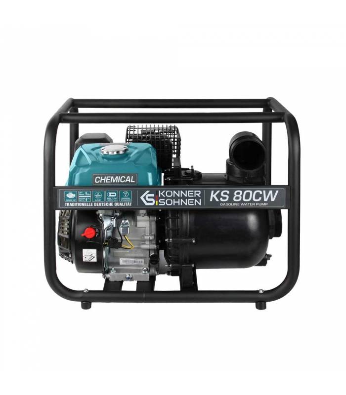 Motopompe spéciale eau de mer et produits chimiques 212cc 3 pouces 60000L/h Könner Söhnen KS 80CW - Image 5