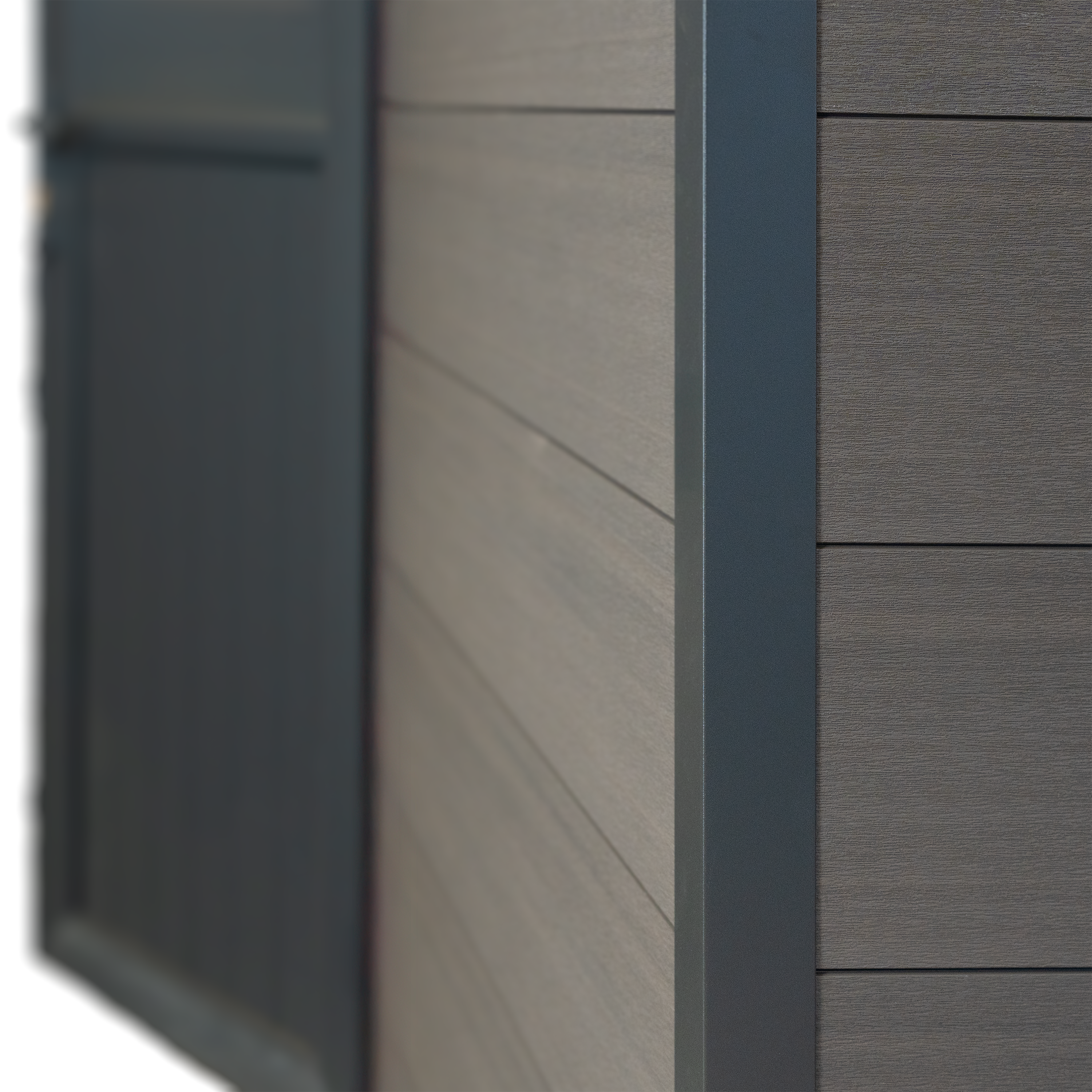 Abri de Jardin Composite ISORA - 9m2 Gris - Cabane Atelier / Abri Velo - Image 10