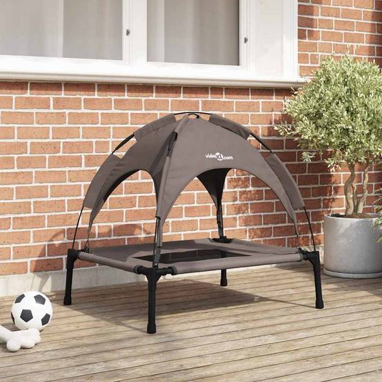 PANGIVO - Lit pour chien acier marron 76 x 62 x 70.5 cm - PANGIVO - Image 1