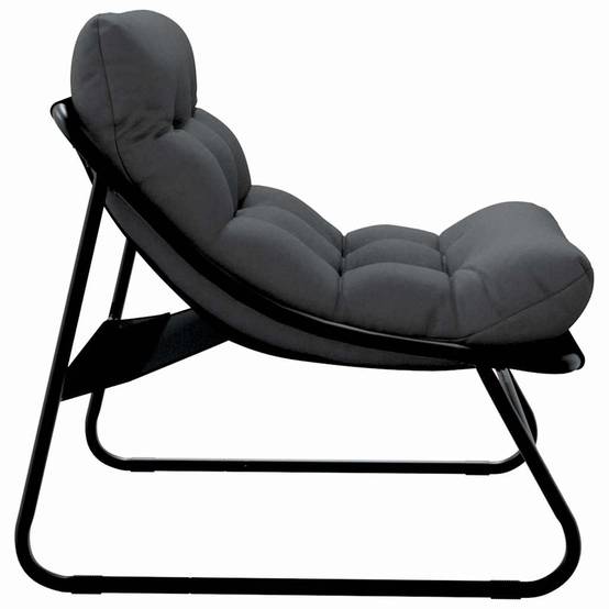 Mobilier de jardin avec coussin Noir 60,5 x 81 x 71 cm (2 pcs) - PANGIVO - Image 7