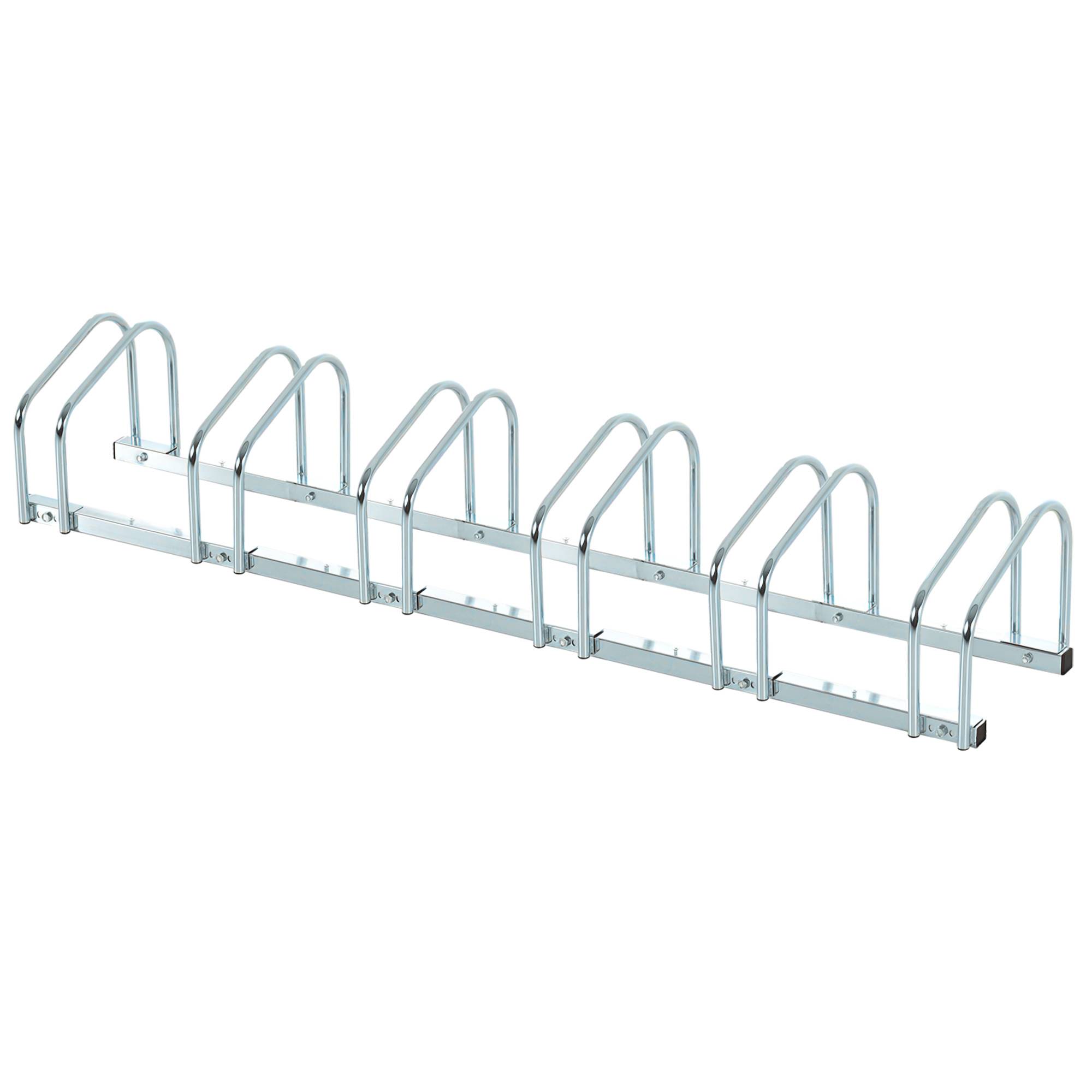 PANGIVO - Râtelier pour 6 vélos acier argent 179 x 33 x 27 cm - PANGIVO