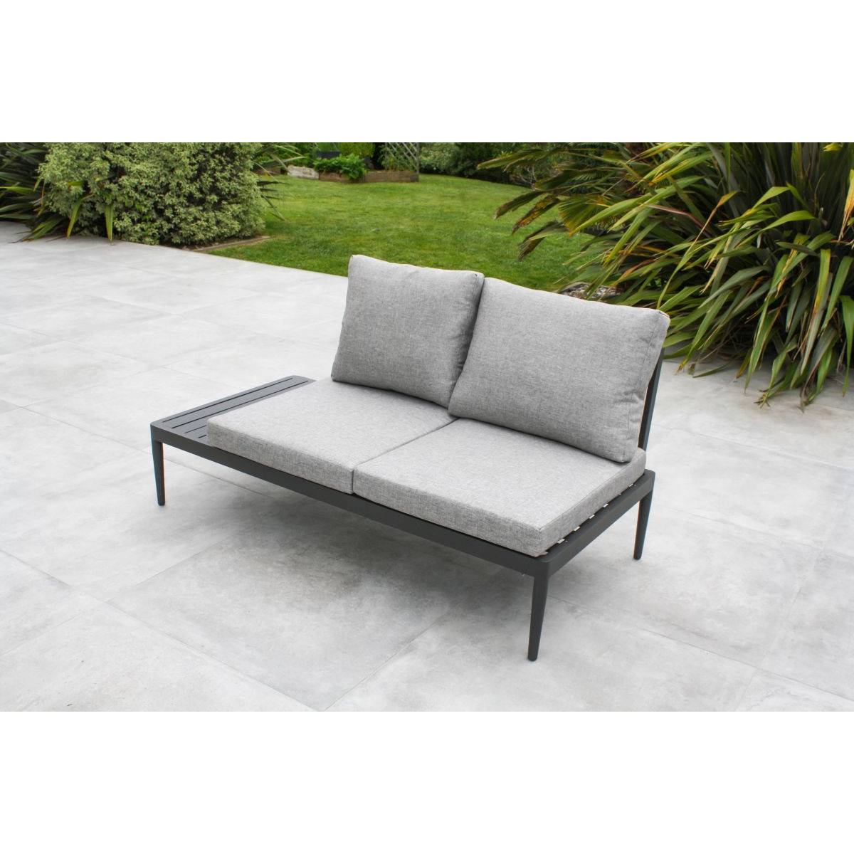 Dcb Garden - Salon de Jardin 4 Places "Ankara" 150cm Noir - Image 3