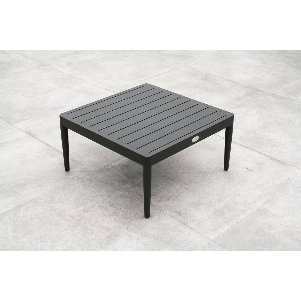Dcb Garden - Salon de Jardin 4 Places "Ankara" 150cm Noir - Image 4