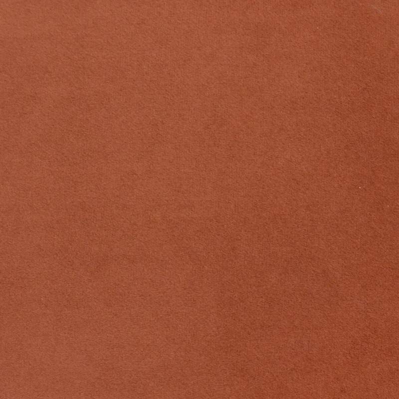 Pouf en velours 40 cm coloris ambre Noa Atmosphera - Image 3