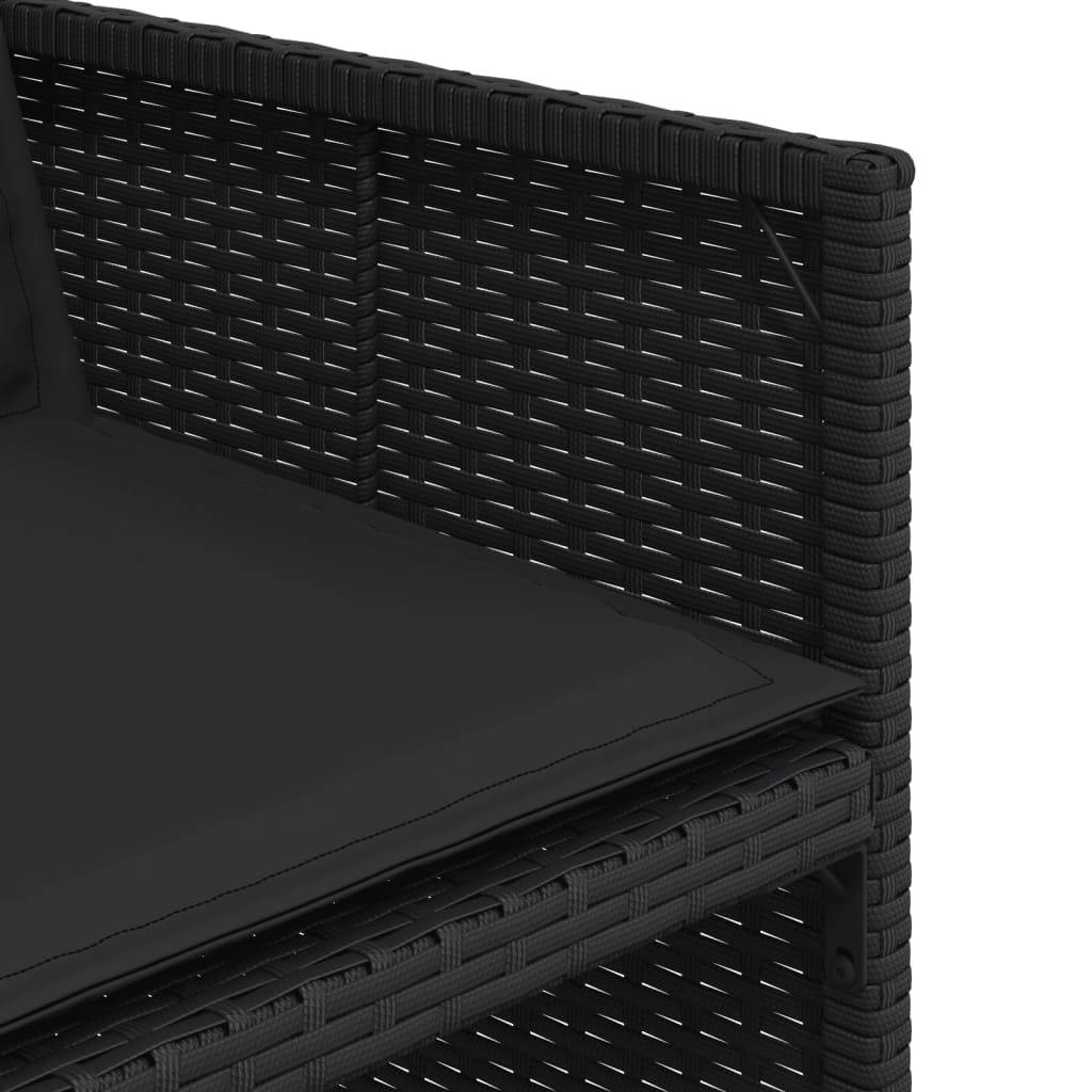 ComfortXL - Table et Chaises de Jardin Cube 8 Places, Rangement Optimisé, Résine et Coussins Noirs – ComfortXL Outdoor Living - Image 9