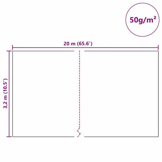 Large Voile Protection Hivernale Tissu Non-Tissé 3,2m Largeur Isolation Haies et Massifs Blanc 20x3,2m – ComfortXL Outdoor Living - Image 8
