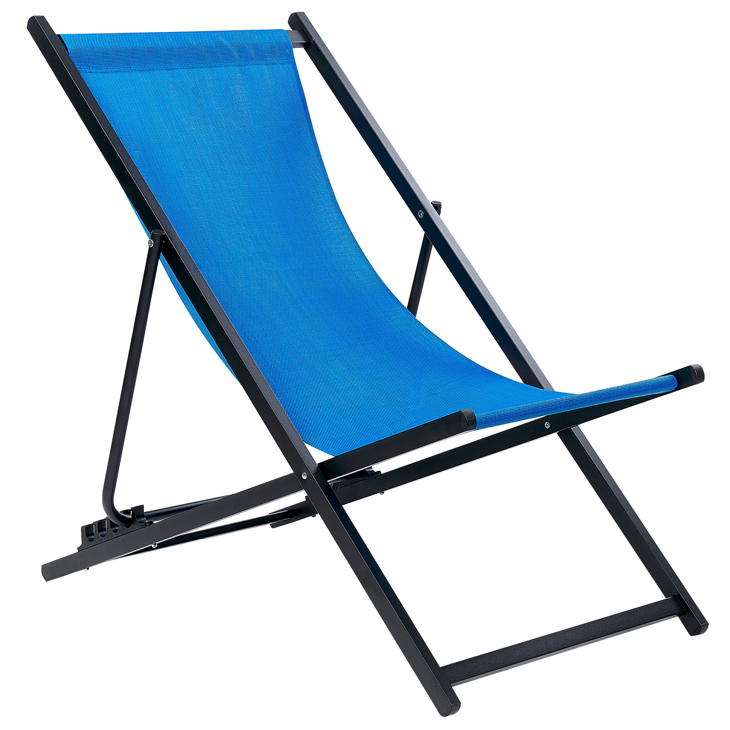 Beliani - Chaise longue Aluminium Bleu LOCRI II - Beliani - Image 2
