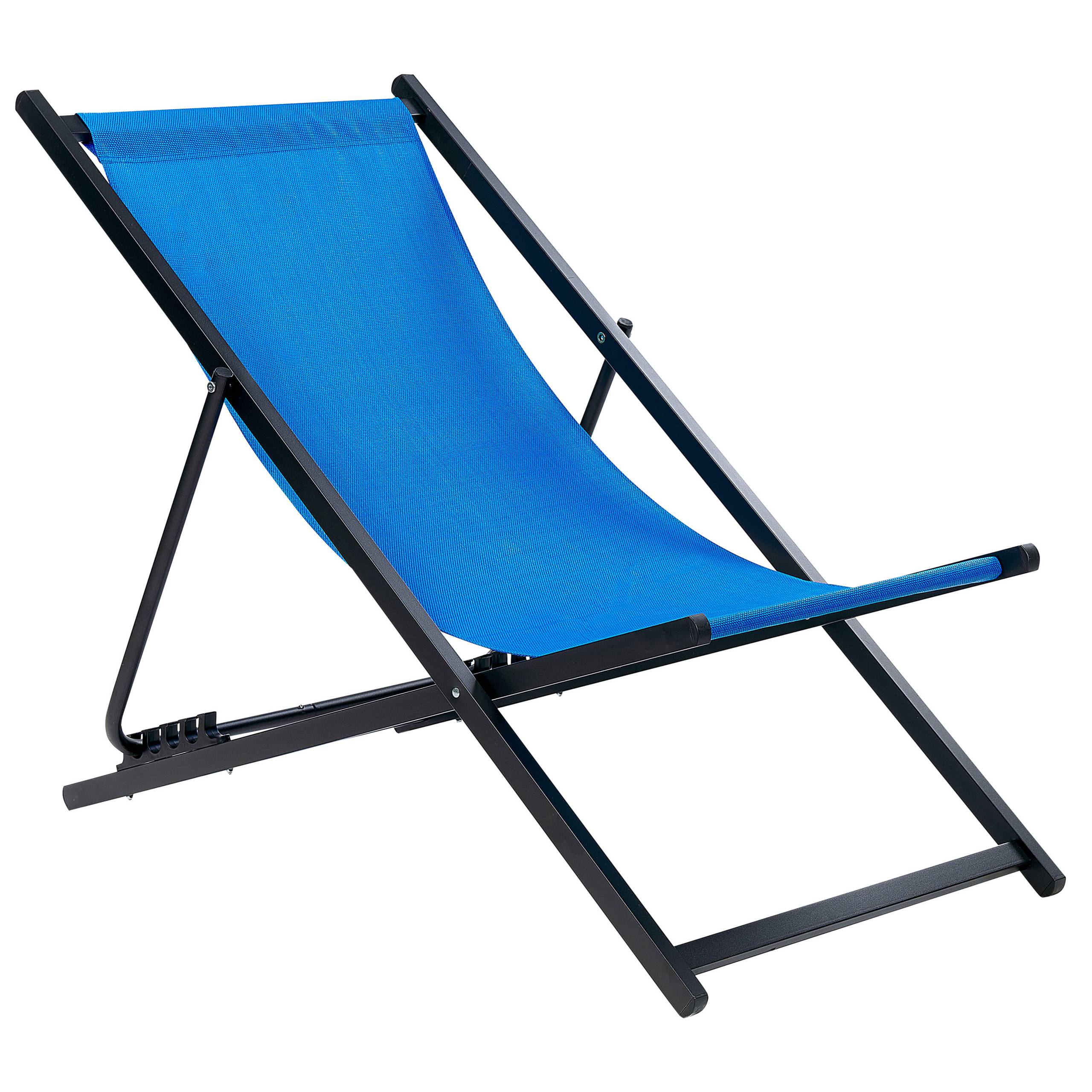 Beliani - Chaise longue Aluminium Bleu LOCRI II - Beliani - Image 4