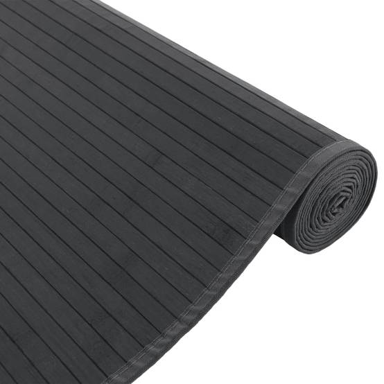 Tapis de Passage en Bambou Design Contemporain pour Bureau ou Couloir Gris 80x300 cm – ComfortXL Outdoor Living - Image 4