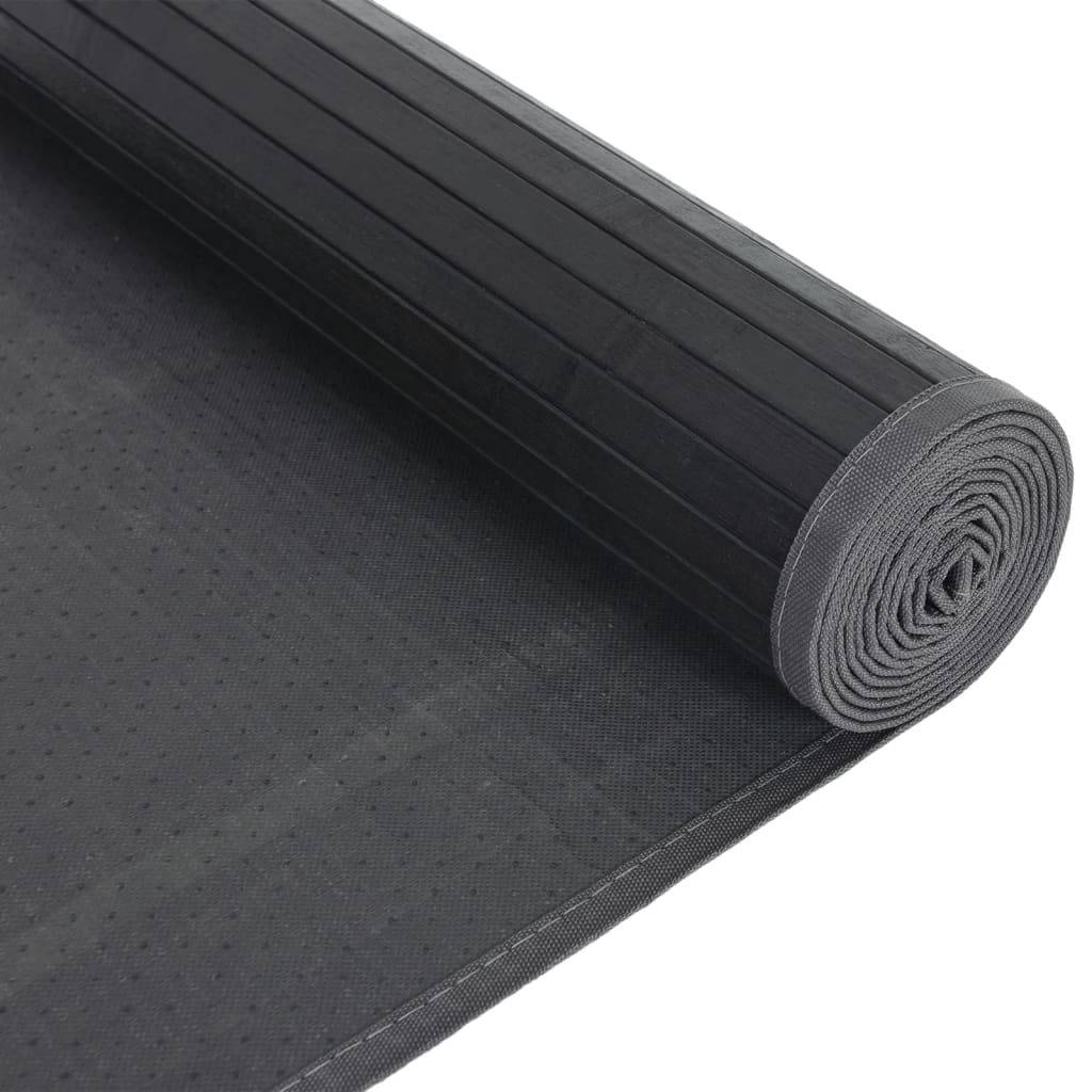 Tapis de Passage en Bambou Design Contemporain pour Bureau ou Couloir Gris 80x300 cm – ComfortXL Outdoor Living - Image 5