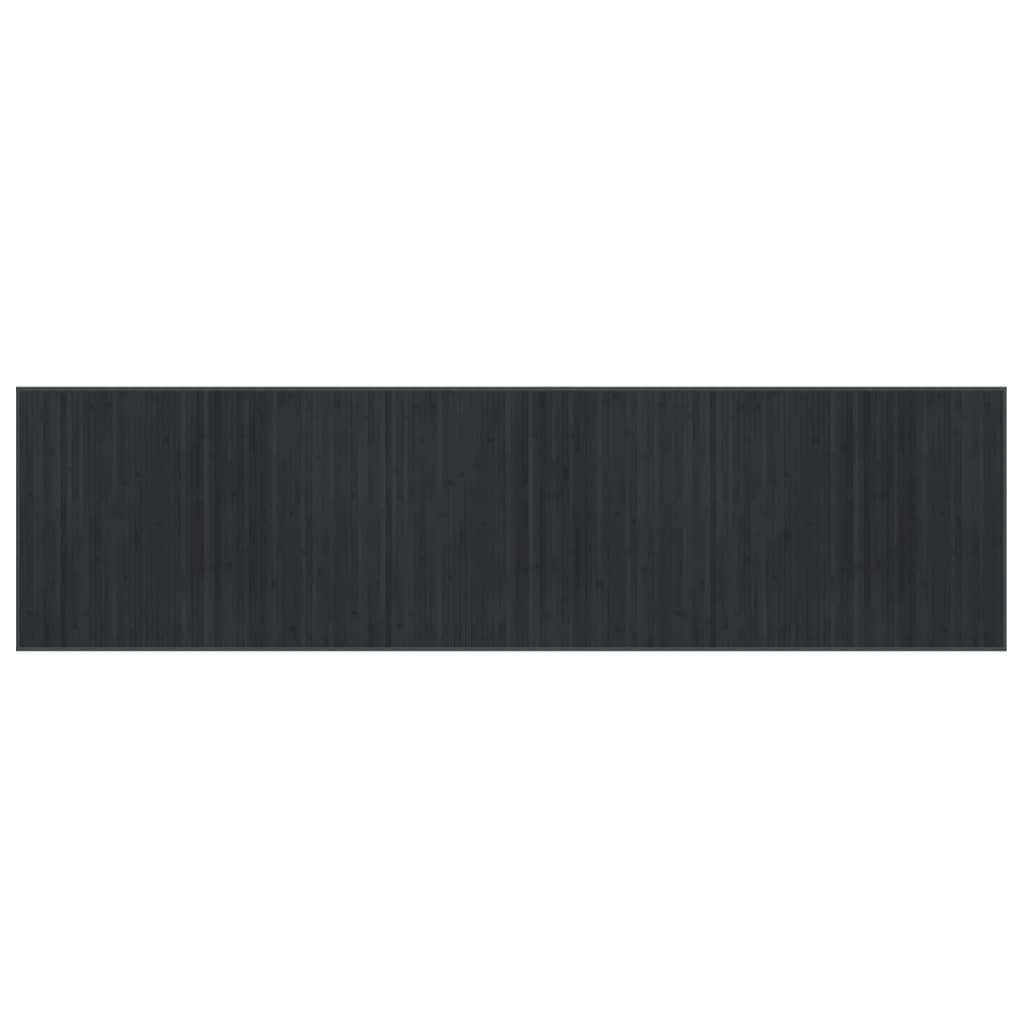 Tapis de Passage en Bambou Design Contemporain pour Bureau ou Couloir Gris 80x300 cm – ComfortXL Outdoor Living - Image 2