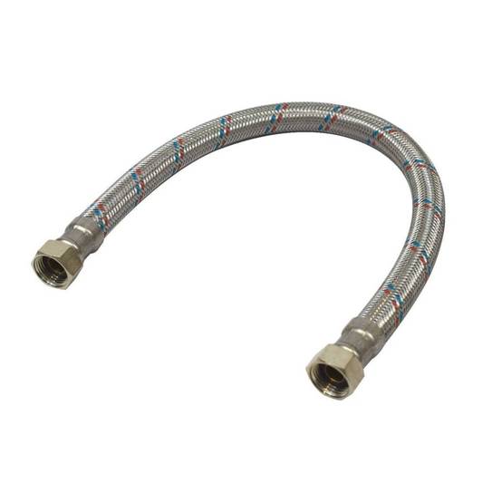 Flexible droit Ø24mm raccordement Femelle - Femelle 1'' Longueur 100cm - Image 4