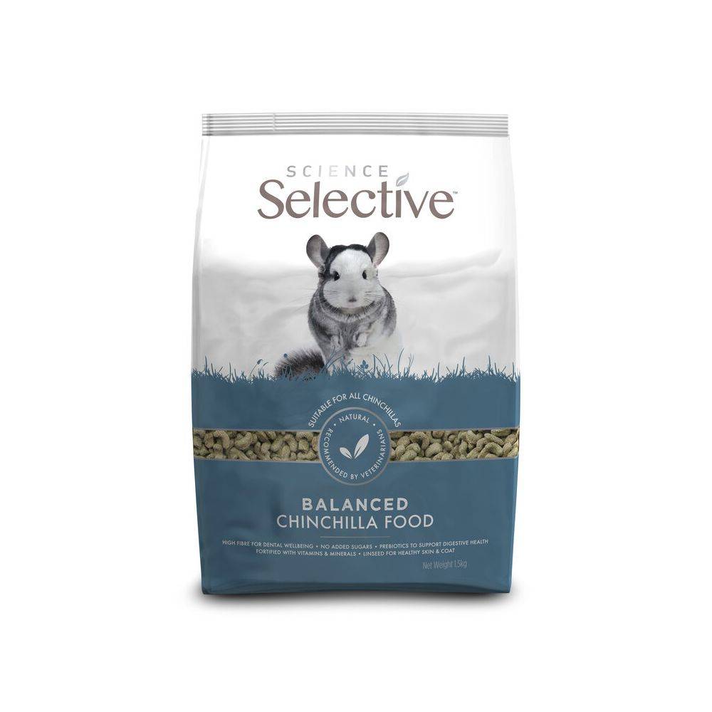 Aliment complet Chinchilla - Selective 1,5 kg