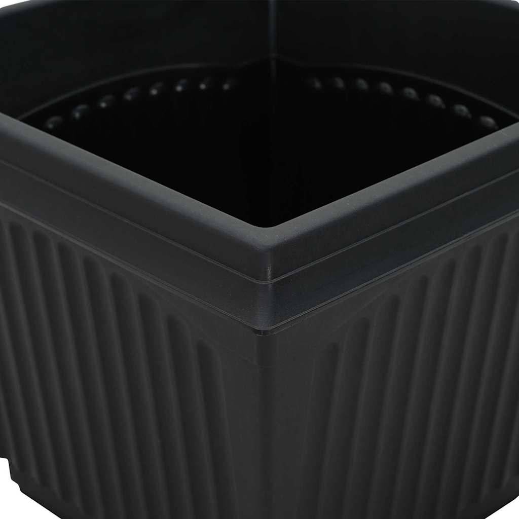 Vidaxl - Pots de plantes 24 pc Noir Plastique vidaXL 3403315 - Image 9