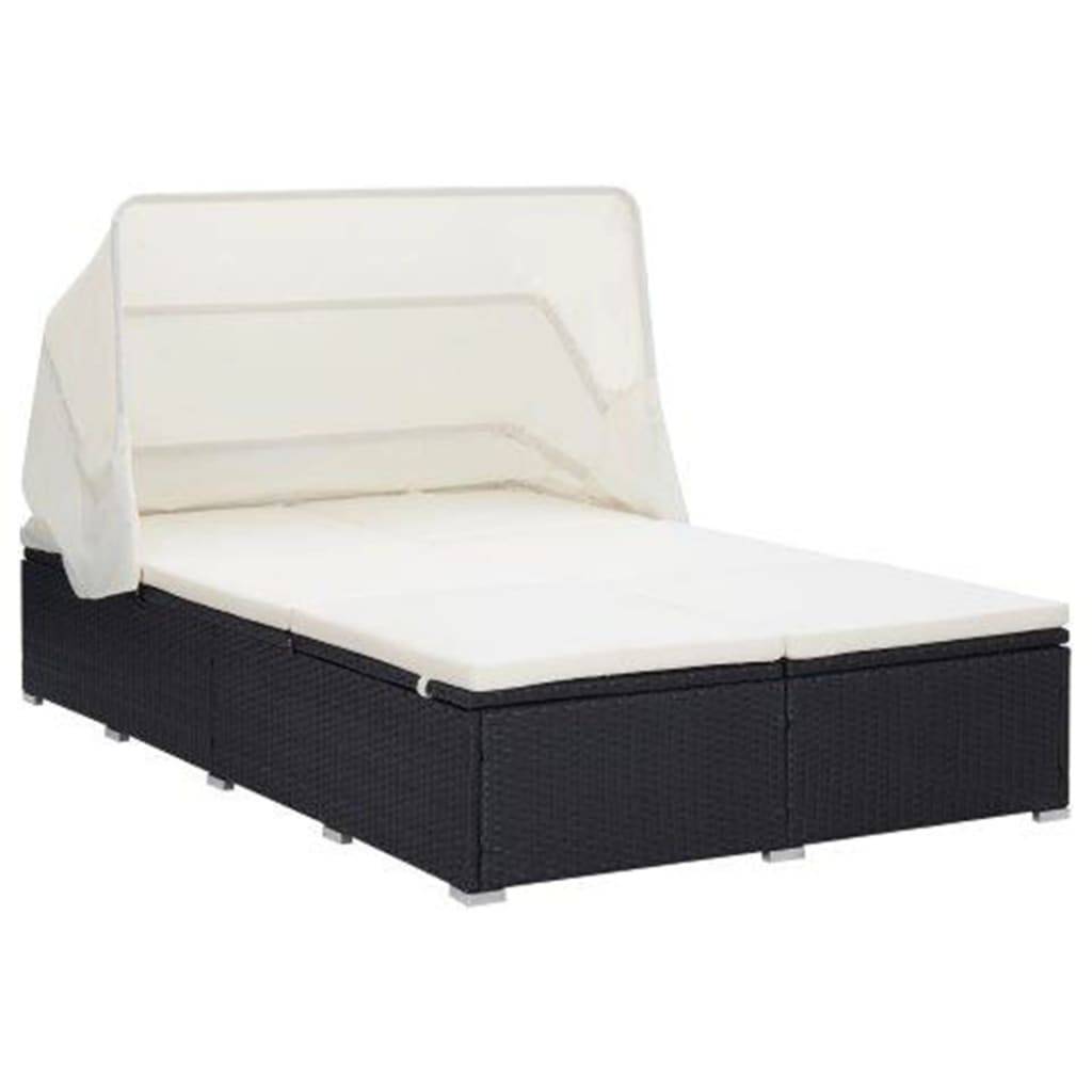 Prolenta Premium - Chaise longue pliante/transat  Vrenja Blanc  194 X 120,5 X 110 cm  - P87209B