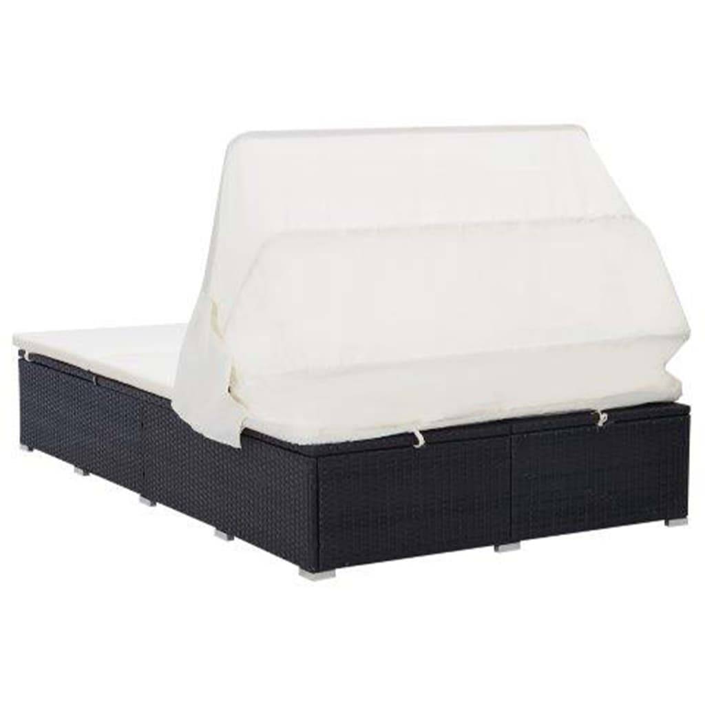 Prolenta Premium - Chaise longue pliante/transat Vrenja Blanc 194 X 120,5 X 110 cm - P87209B - Image 6