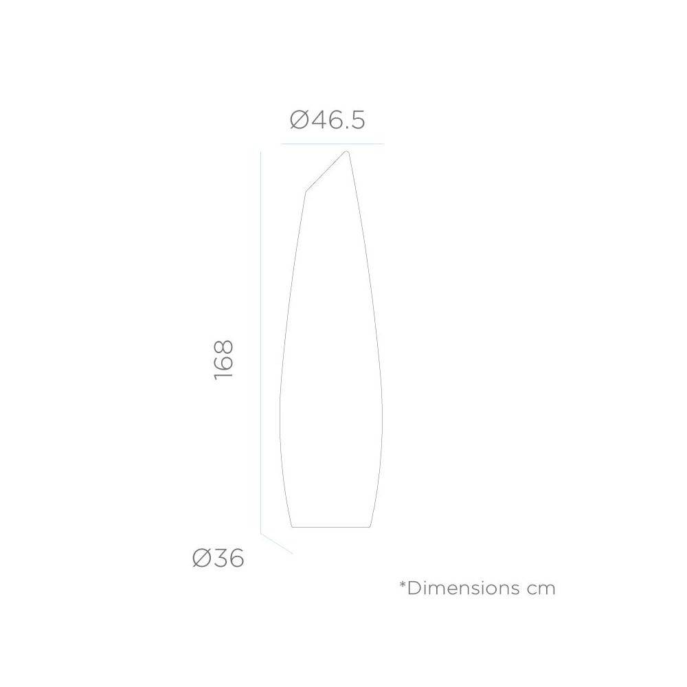 Lampadaire intérieur extérieur Fredo 170 cm Alimentation électrique - Image 3