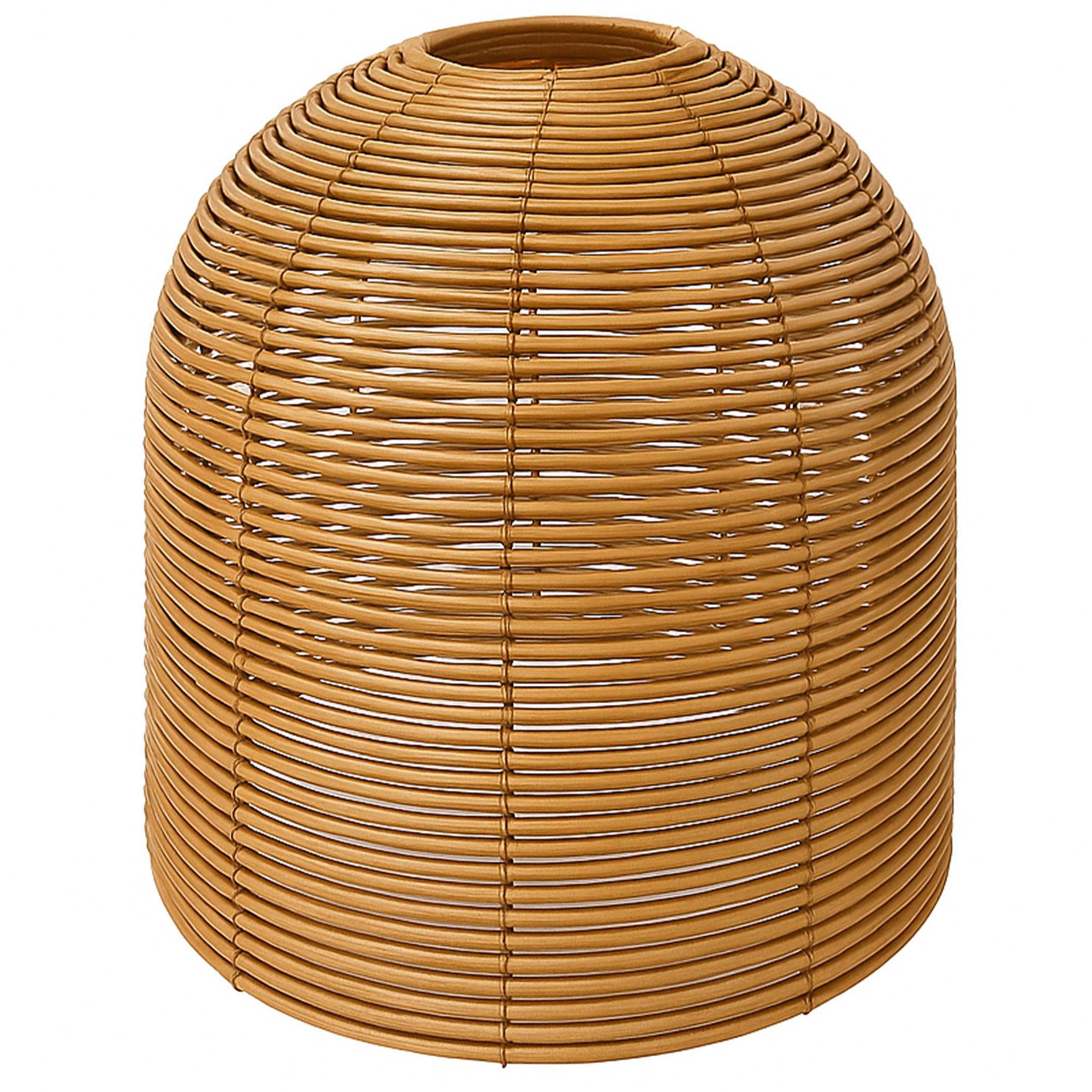 Lumisky - Abat jour poly rotin seul HANG BOHEME H31cm - Image 1