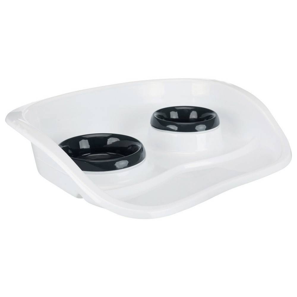 animallparadise - Plateau repas 0.25 et 0.3 litre pour chats ou petit chiens couleur aléatoire - Image 2