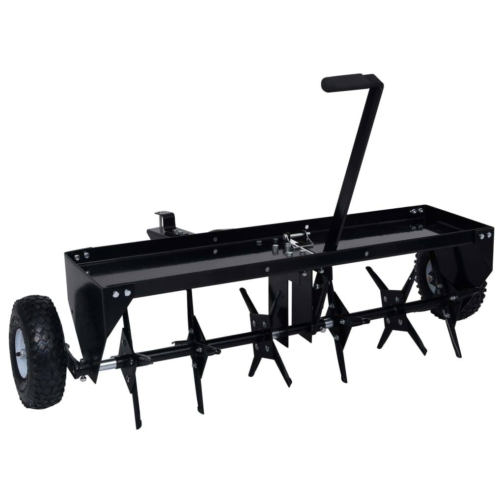 PANGIVO - Aérateur de pelouse acier noir 102 cm - PANGIVO - Image 5