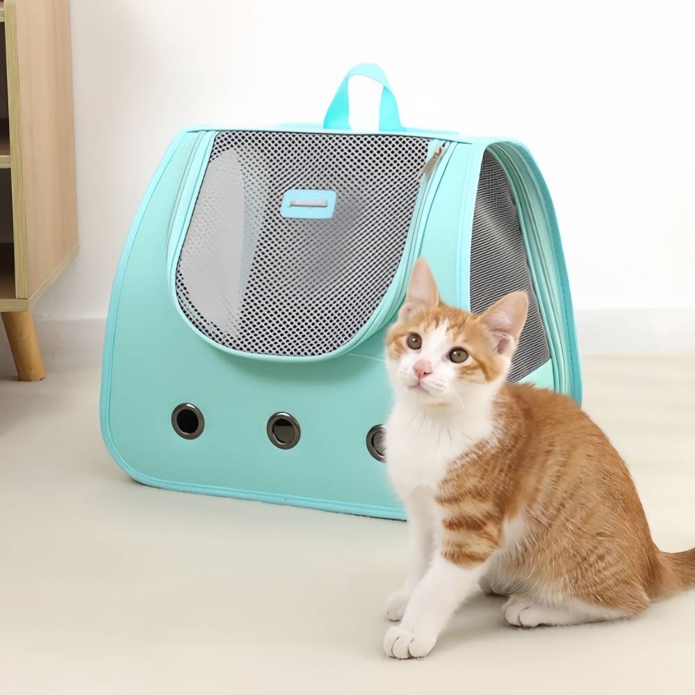 IntiMeg - Sac à dos pliable pour chat ROSE IntiMeg - Image 4