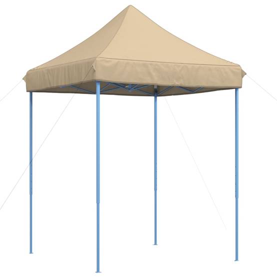 Barnum Pliant 2x2 m Acier Tente de Stand Pop-Up pour Marché et Plage Beige – ComfortXL Outdoor Living - Image 2